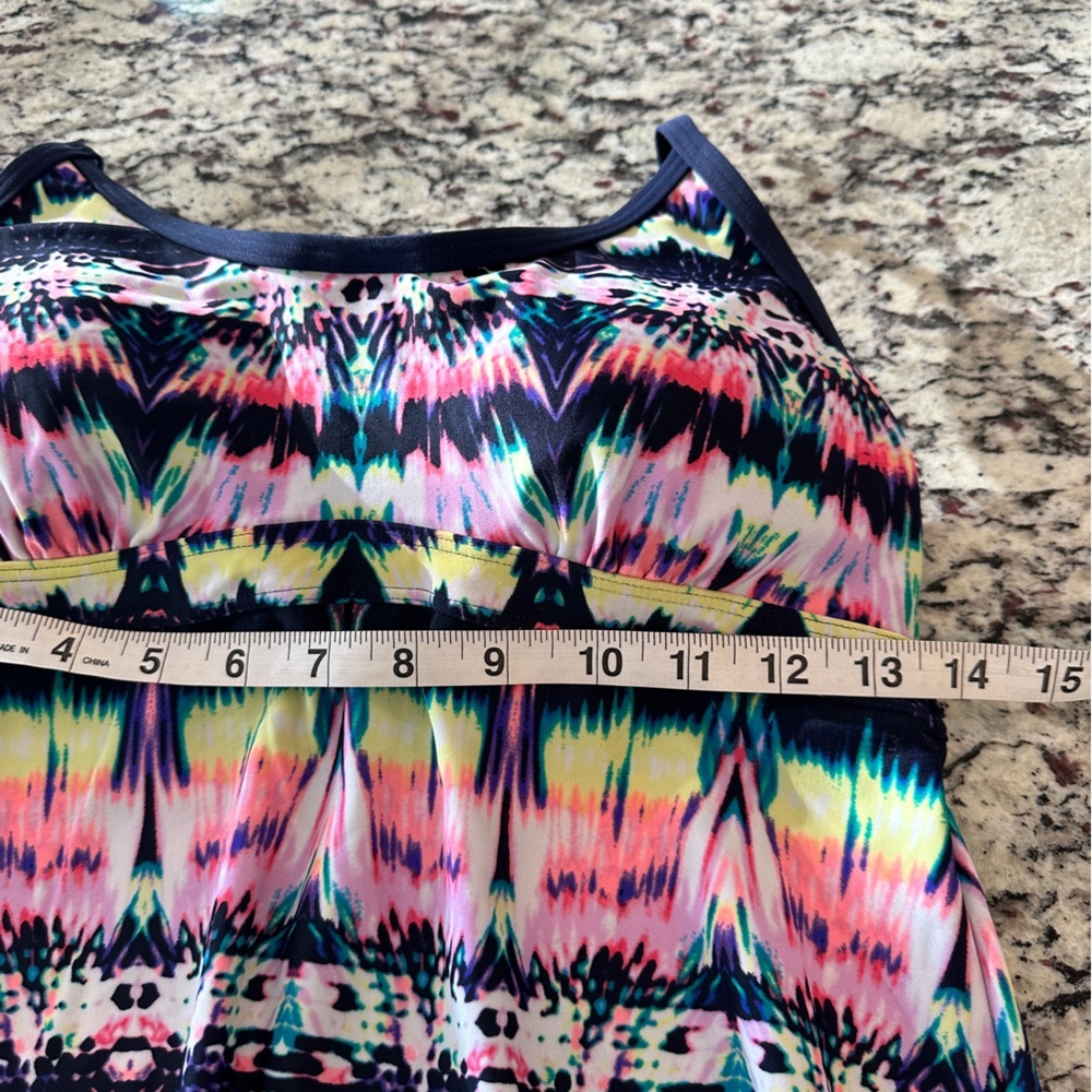 Athleta Ikat Shorebreak Swim Dress, Multi-Color Size S K22 - Picture 10 of 11